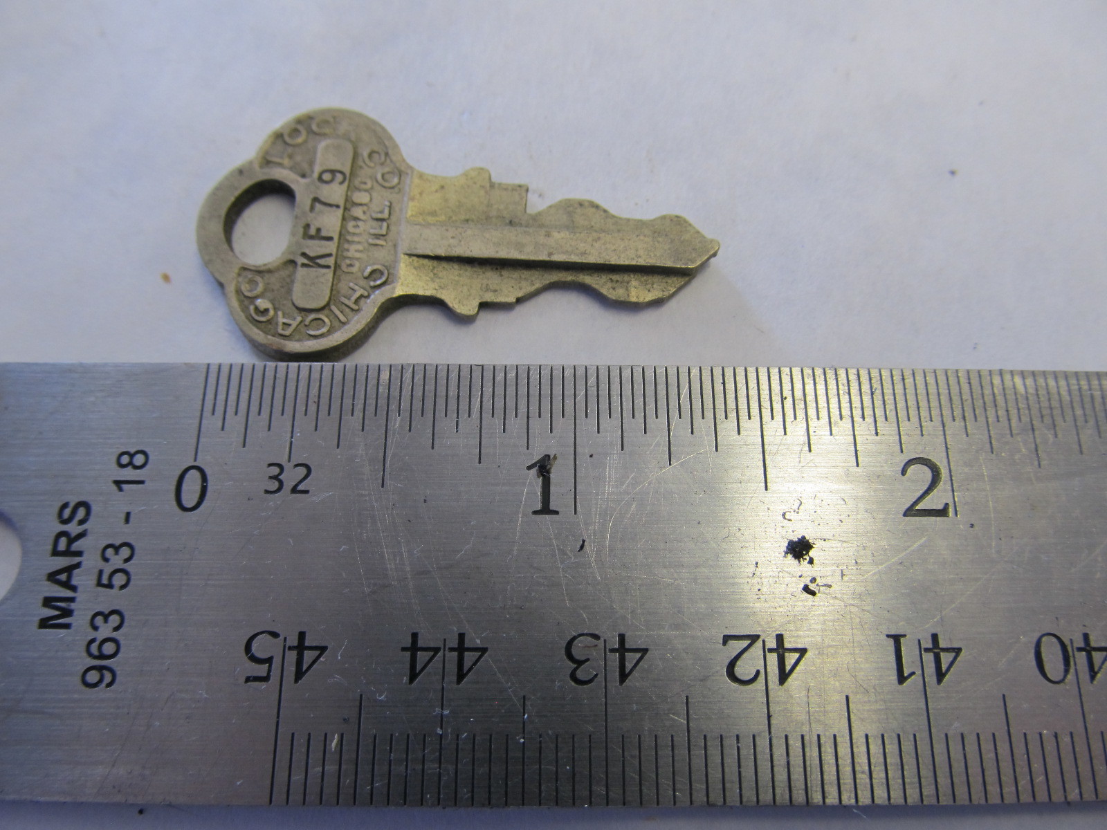 Used 501594 OMC Ignition Key KF79 for Evinrude Johnson Vintage Engines