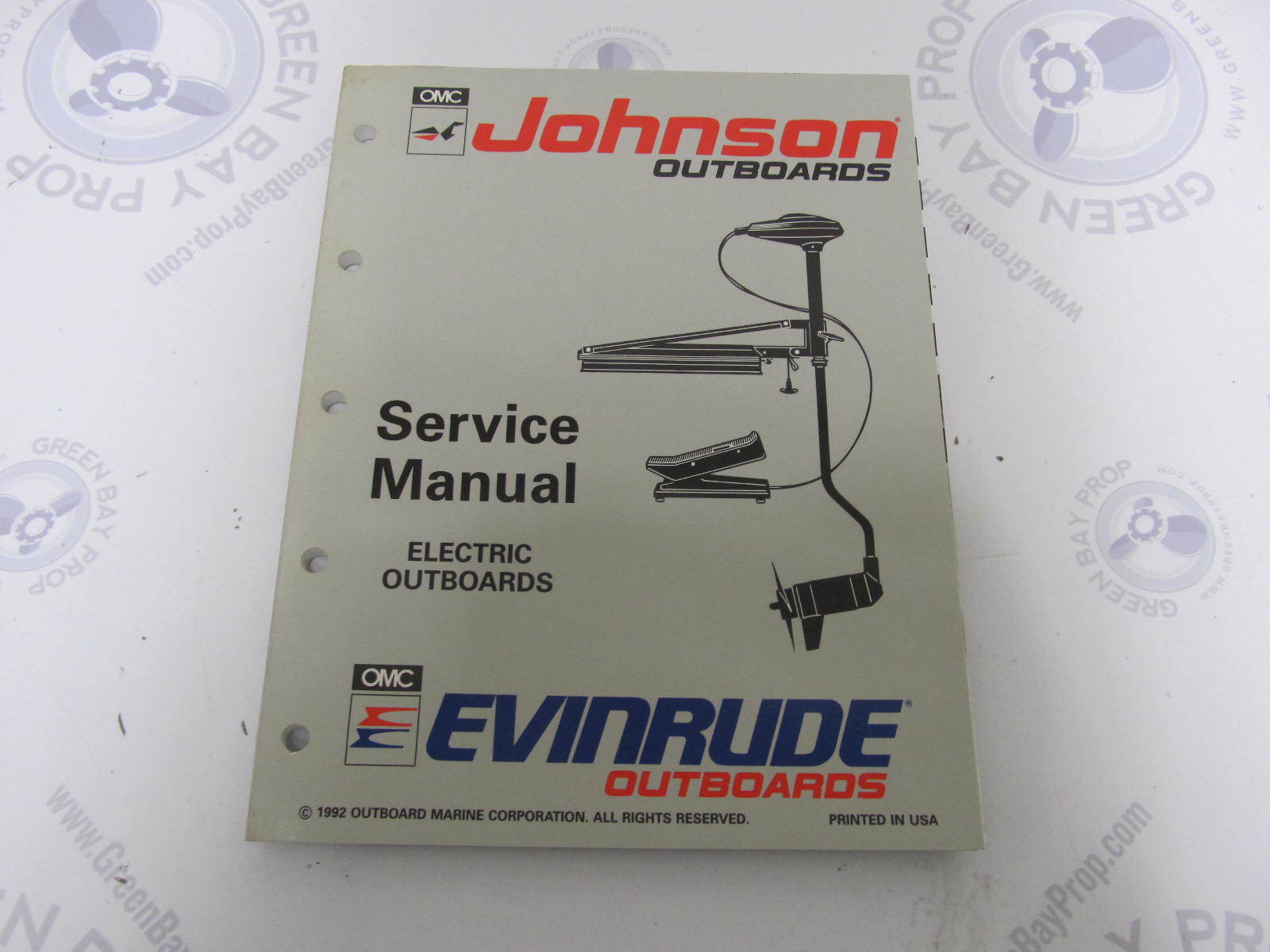 508280 Johnson Evinrude Electric Outboard Service Manual "ET" 1993