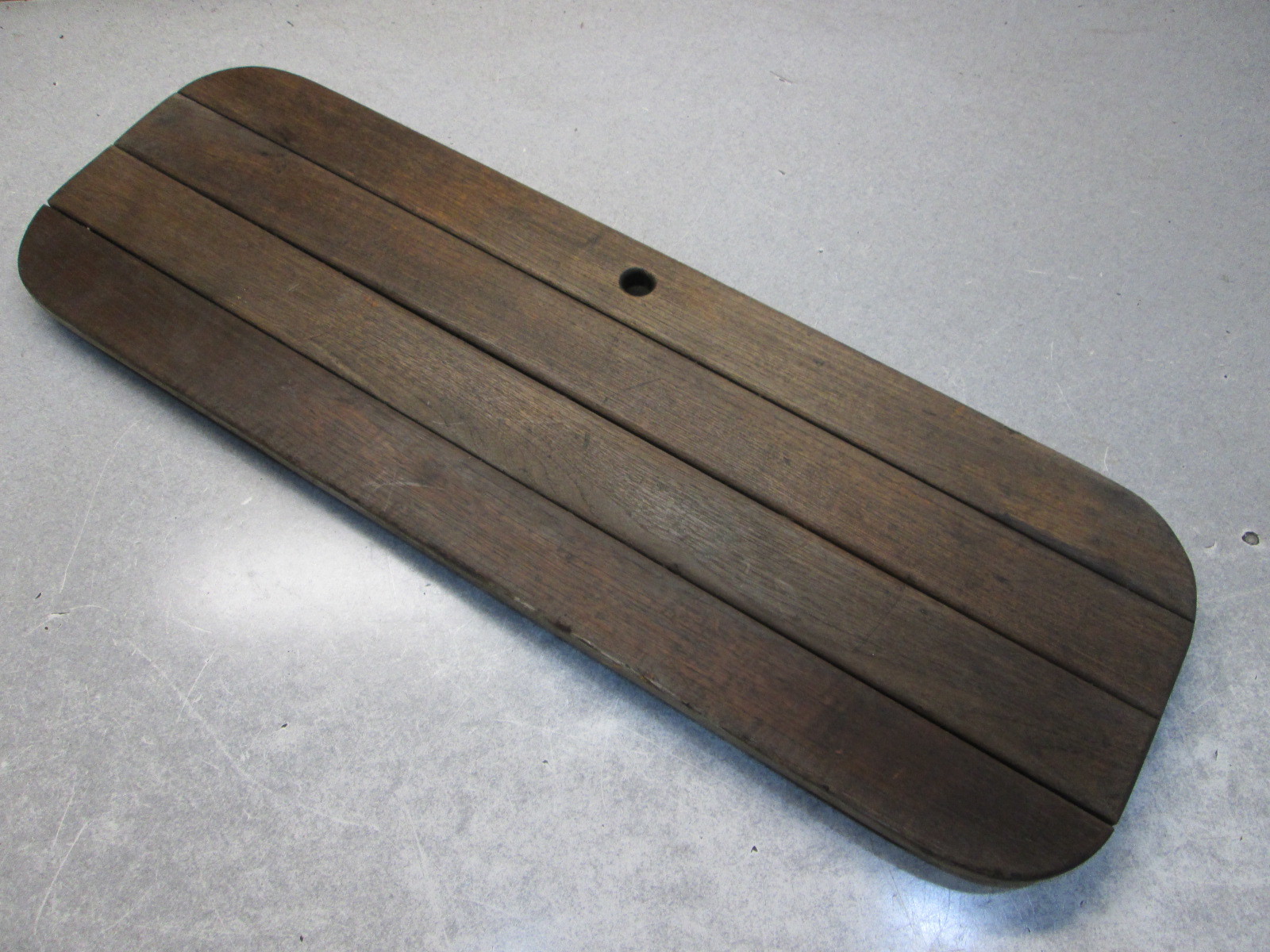 Boat Floor Decking Hatch Teak Wood 35.75 in Long Green Bay Propeller