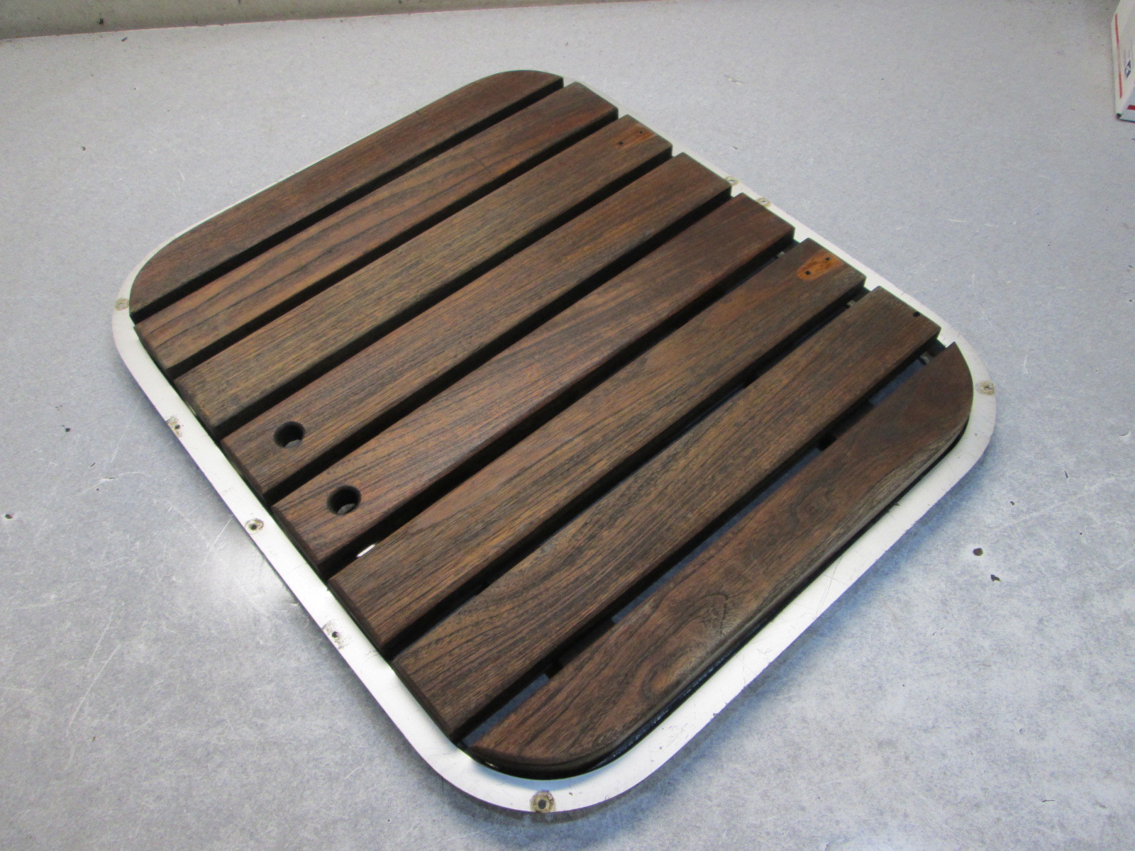 Boat Floor Deck Hatch Teak Wood from 1977 Regal Majestic 206 Green