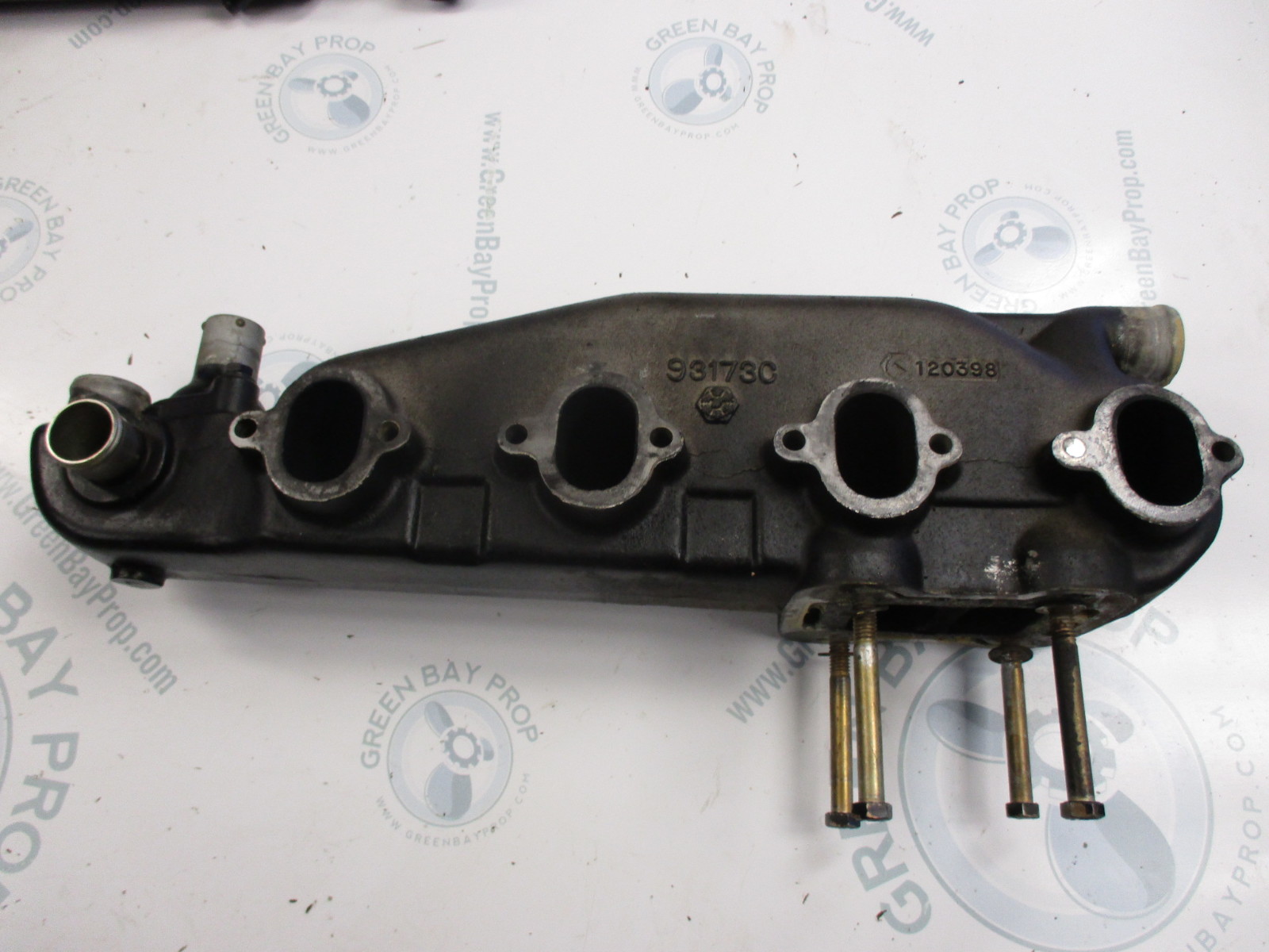 99908A3 Mercruiser 3.7 224 Cast Iron Exhaust Manifold & Elbow Riser eBay