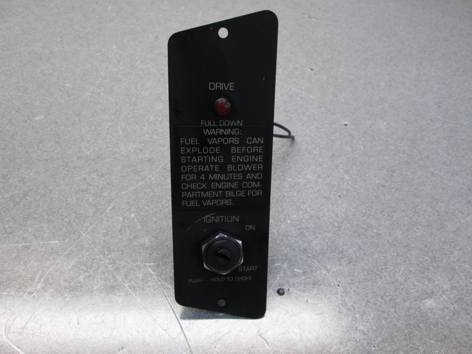 1989 Bayliner Capri Boat Dash Ignition Key Switch Panel eBay