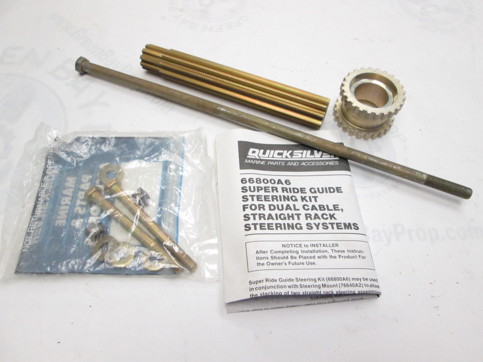 66800A6 Mercury Super Ride Guide Boat Steering Kit for Dual Cable Rack