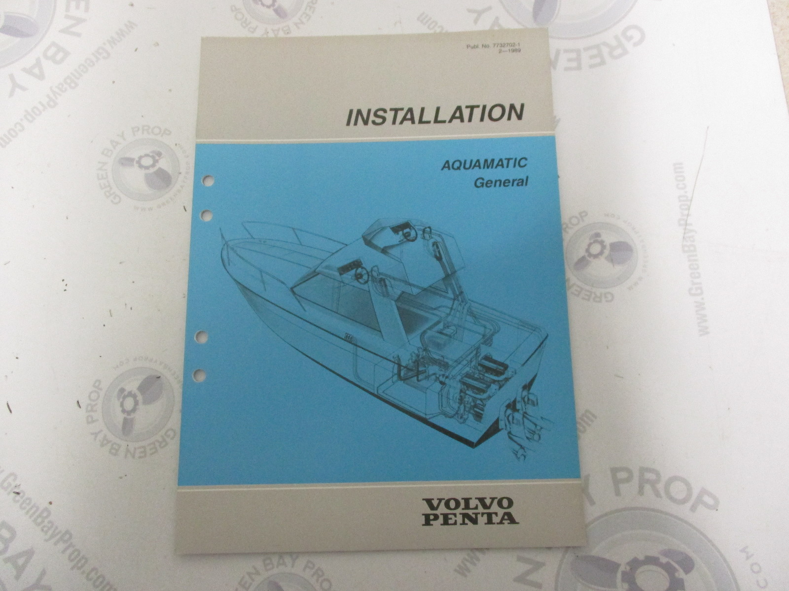 7732702-1 Volvo Penta Installation Manual Aquamatic General 1989