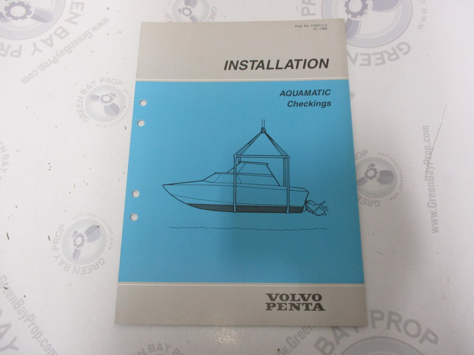 7732711-2 Volvo Penta Installation Manual Aquamatic Checkings 1989