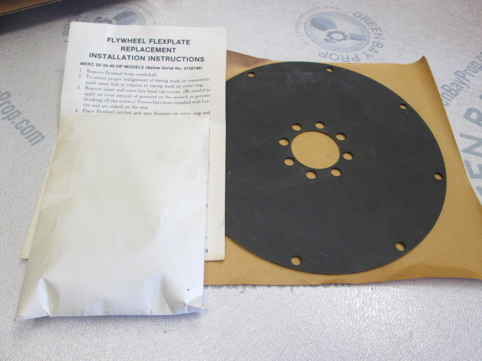 68859A 1 Mercury Outboard Flywheel Flexplate Kit Green Bay Propeller