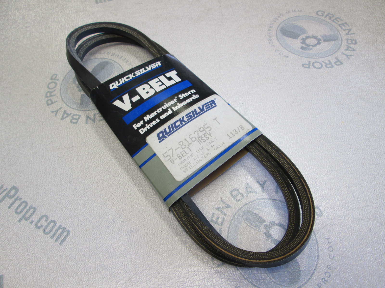 57816295T Mercruiser Power Steering Pump VBelt GM V6 V8 Green Bay