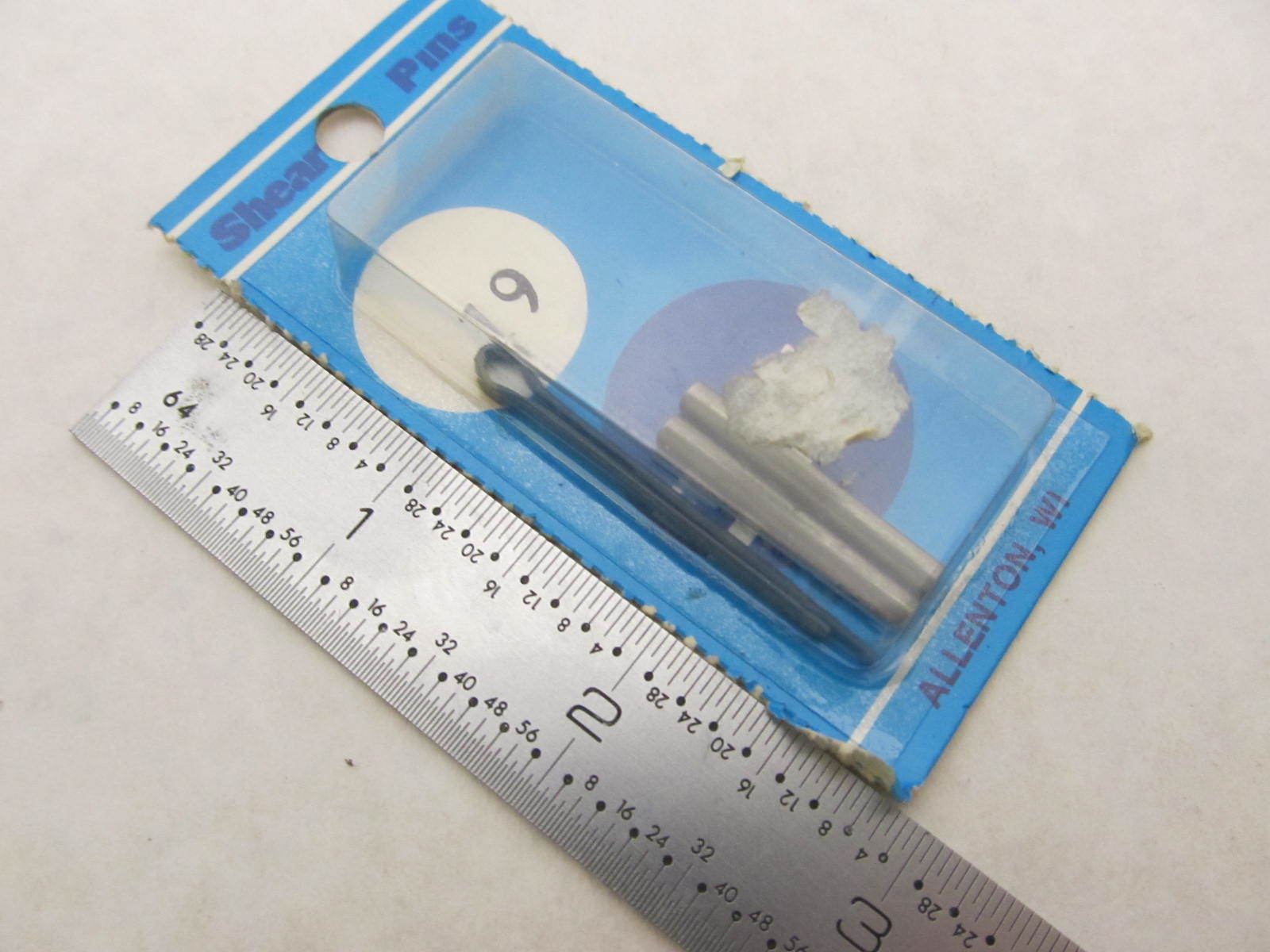 Frabill Cosom Small Hub Outboard Propeller SS Shear Pin 19 Green Bay