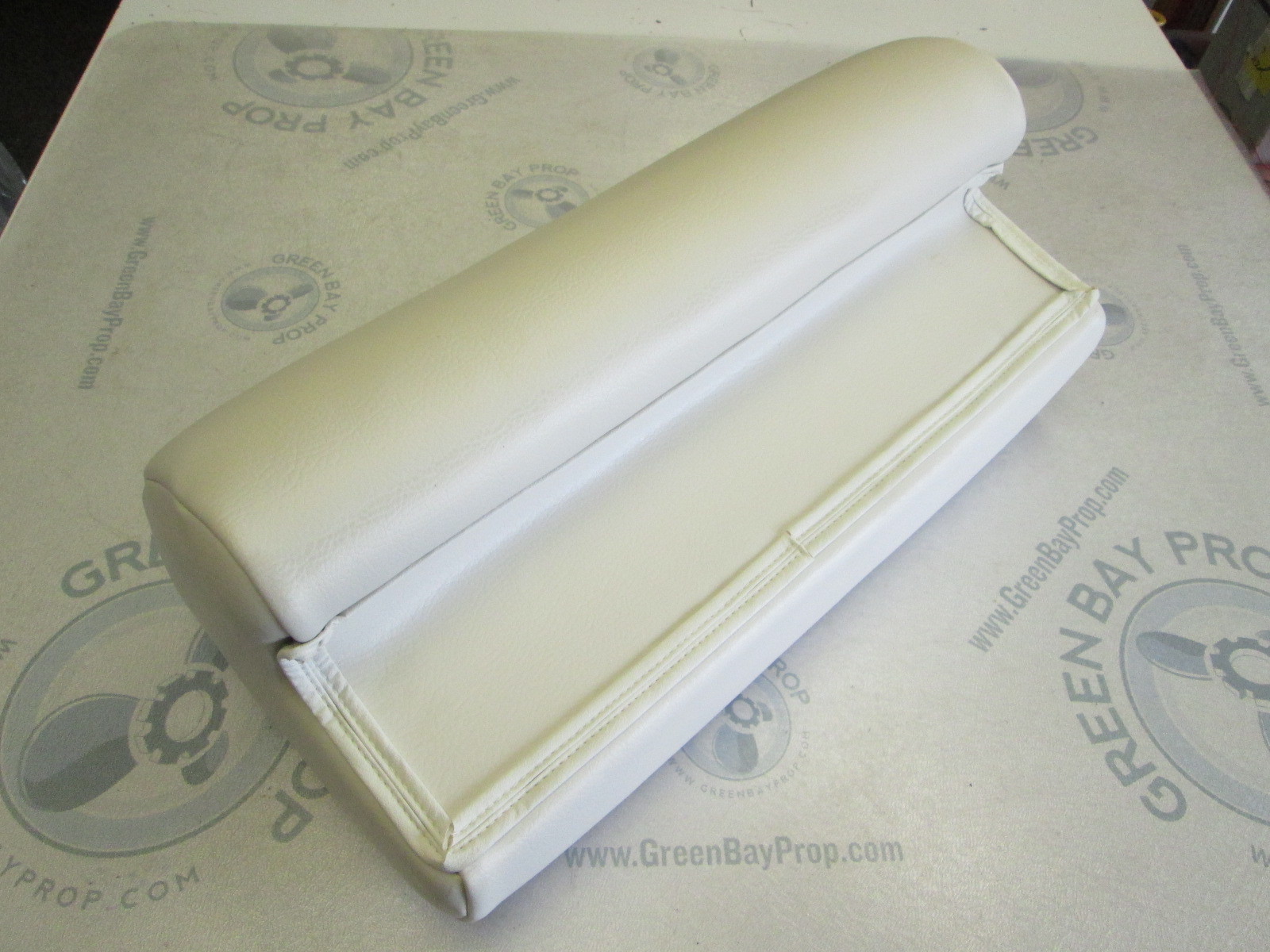 Boat Seat Cushion White Vinyl Back Rest Console Cushion eBay