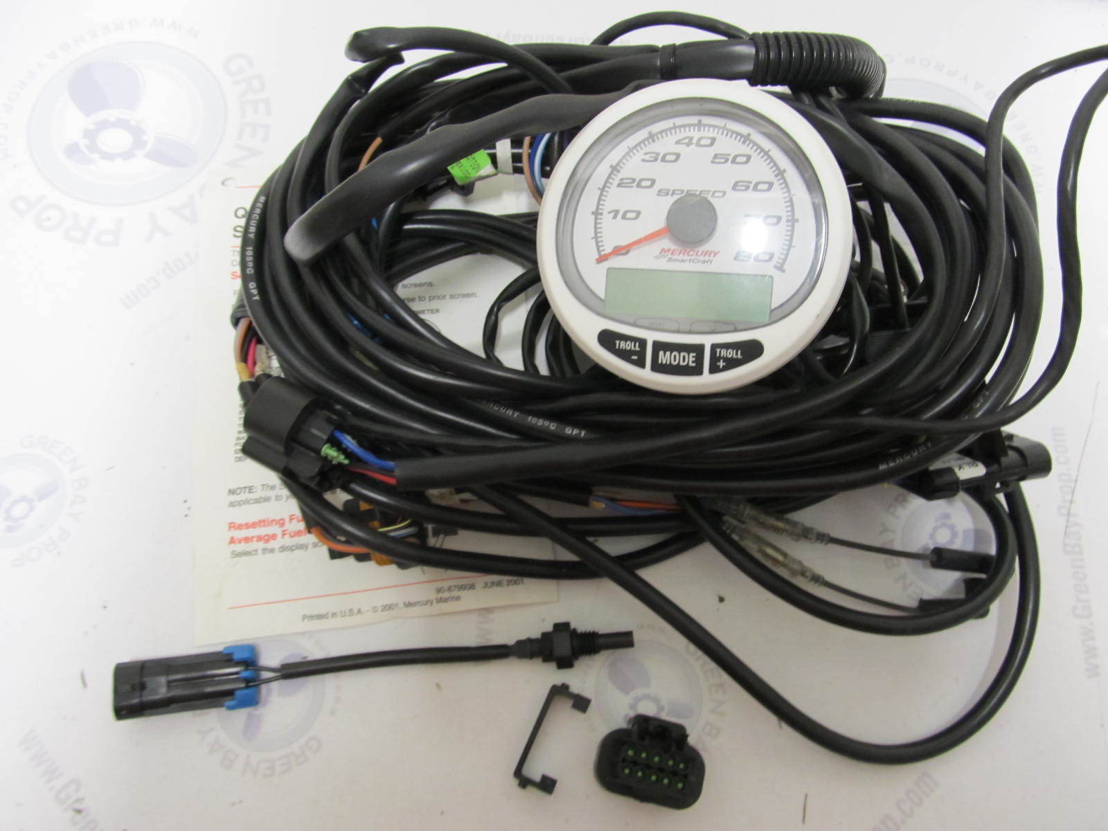 79879899K13 Fits Mercury SmartCraft Marine Speedometer Gauge Kit 80