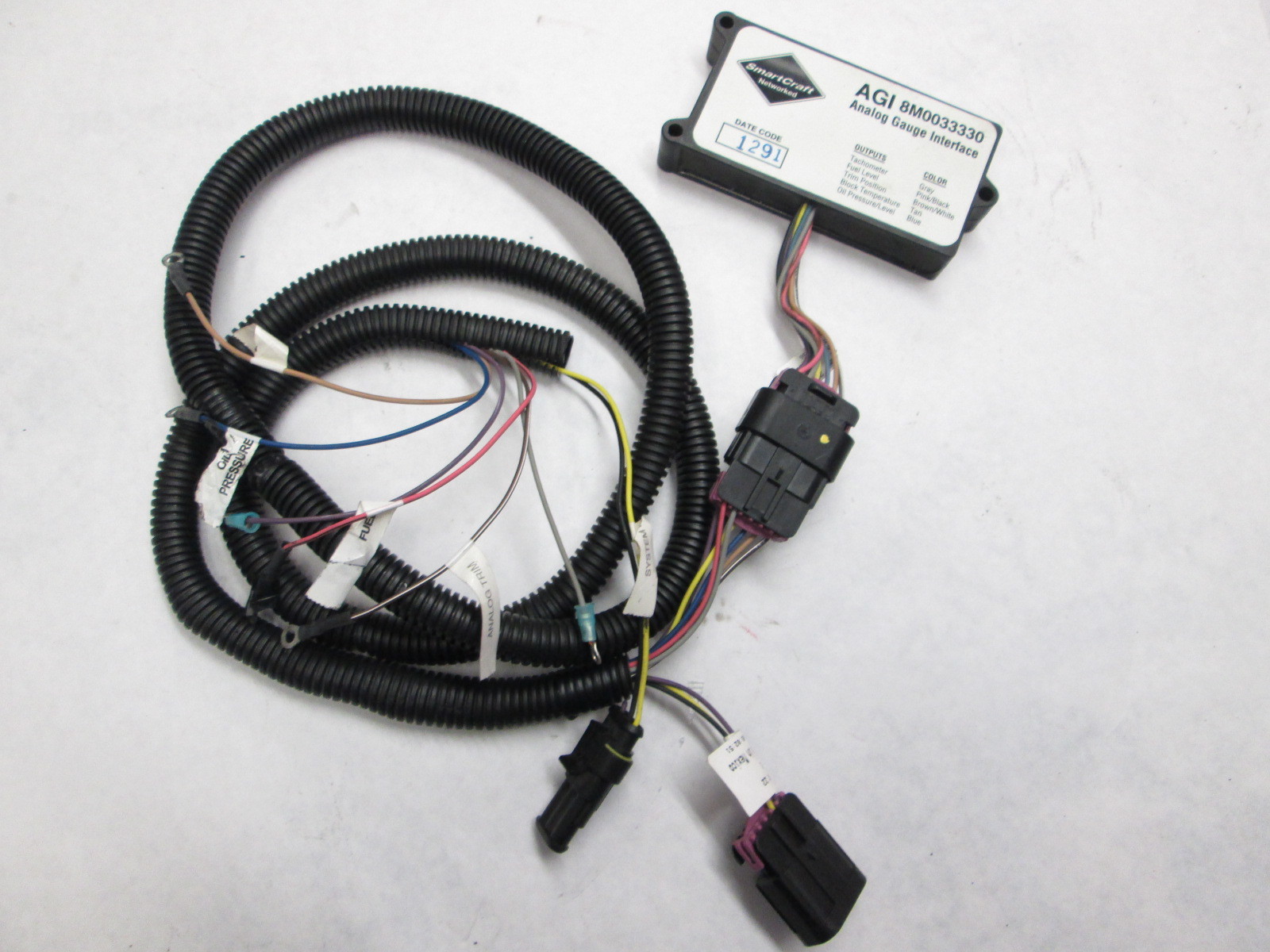 892486K07 Mercury Outboard Analog Gauge Interface AGI Green Bay