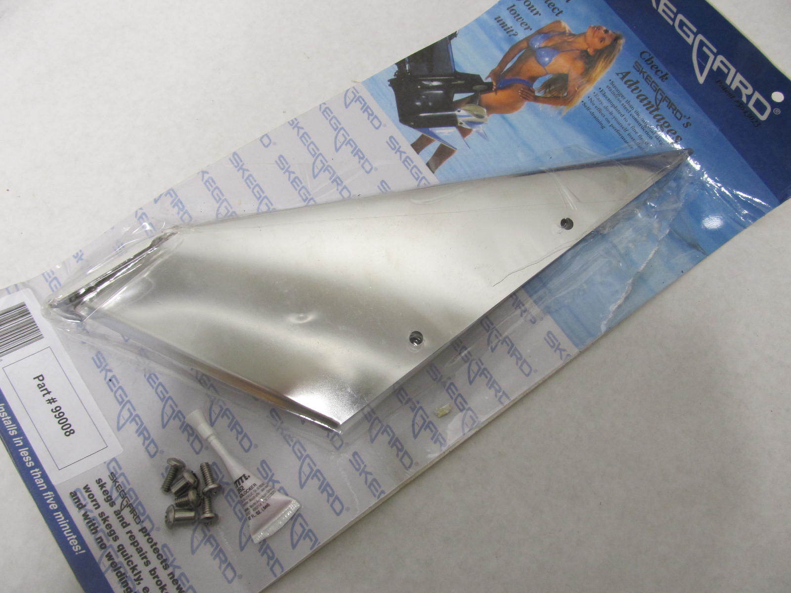 99008 SKEG GARD SkegGard, Evinrude/Johnson, Suzuki, Cobra Green Bay