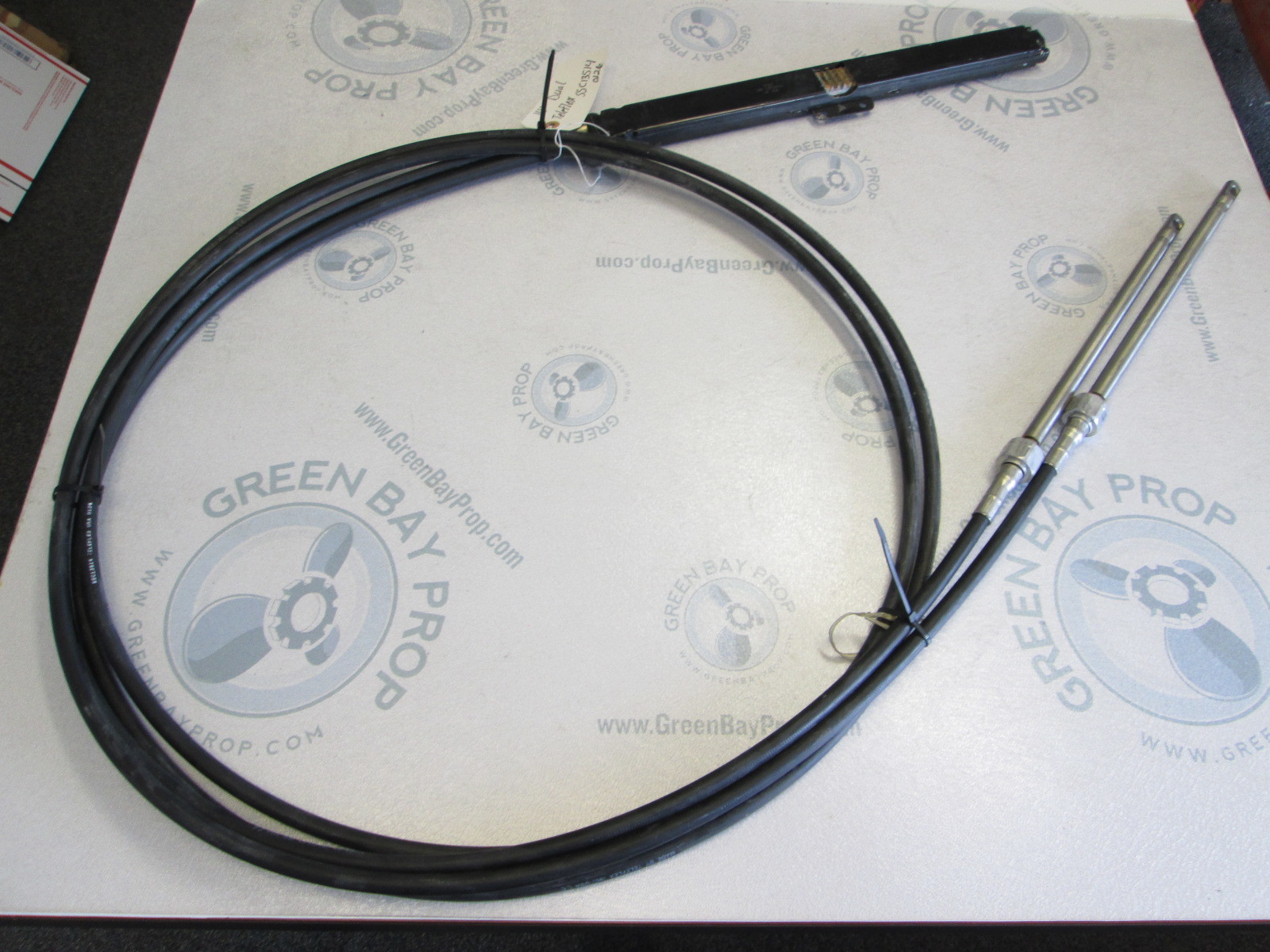 Teleflex SSC13514 14 Ft Back Mount Dual Rack Steering Cables Green