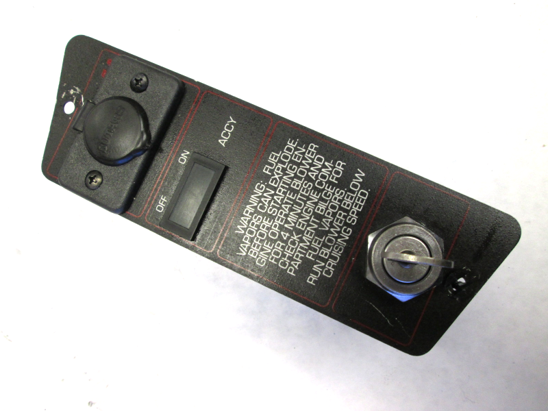Bayliner Capri Boat Dash Ignition Key Switch Panel 1989 eBay