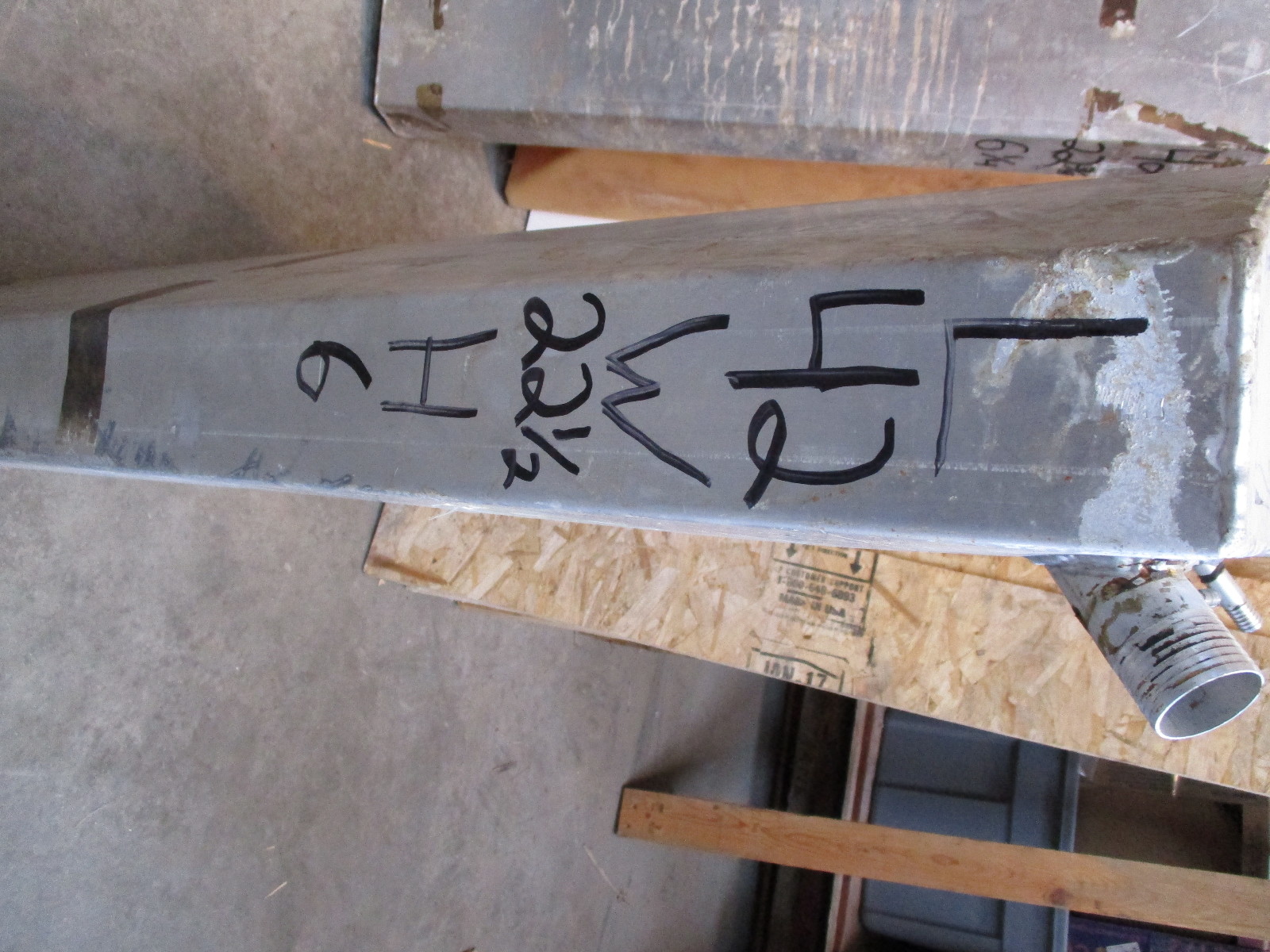 Aluminum Boat Gas Tank 21 Gallon 42 x 23 x 6 Bayliner Clean Green Bay