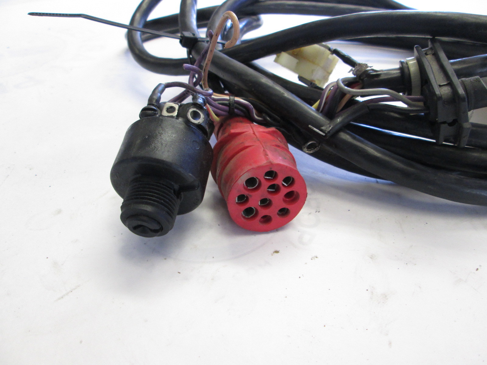 OMC Evinrude Johnson 17 ft Engine to Dash Key Switch Wire Harness to