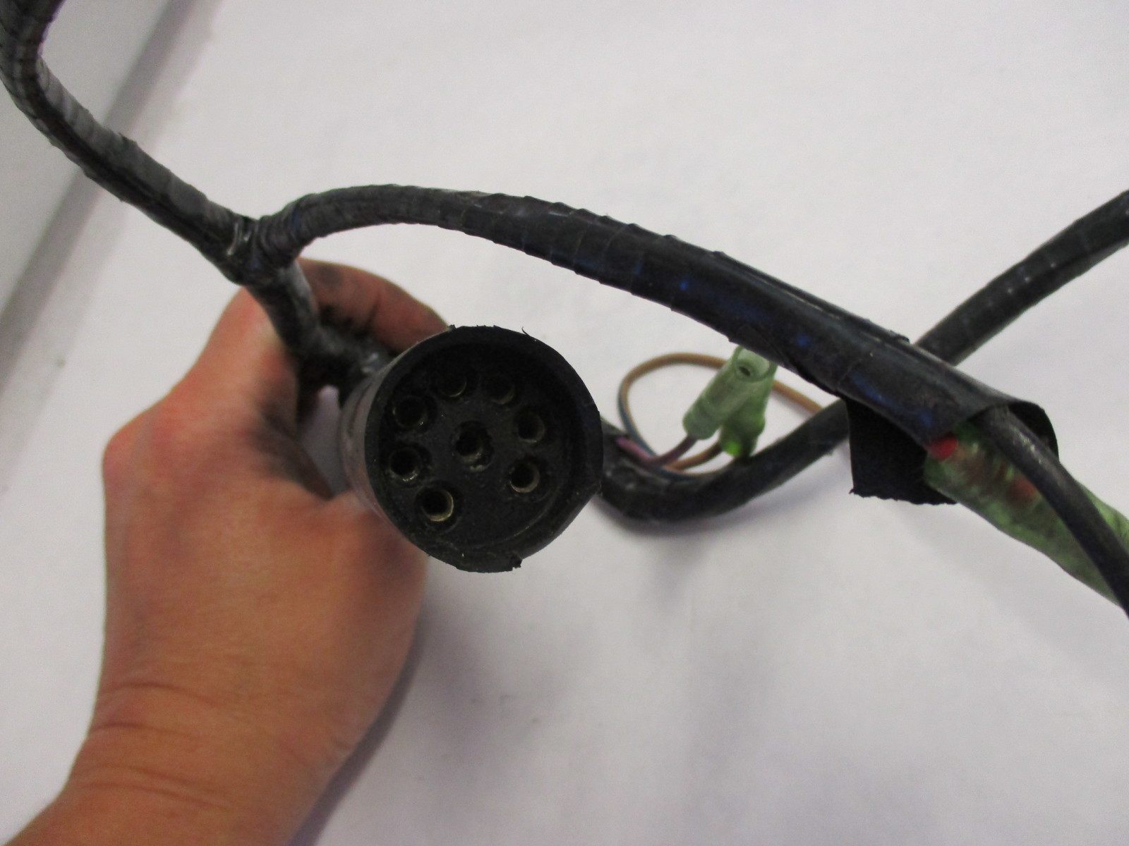 84 18672a 8 wire harness gray lead w bullet connector mercury 40 hp mariner