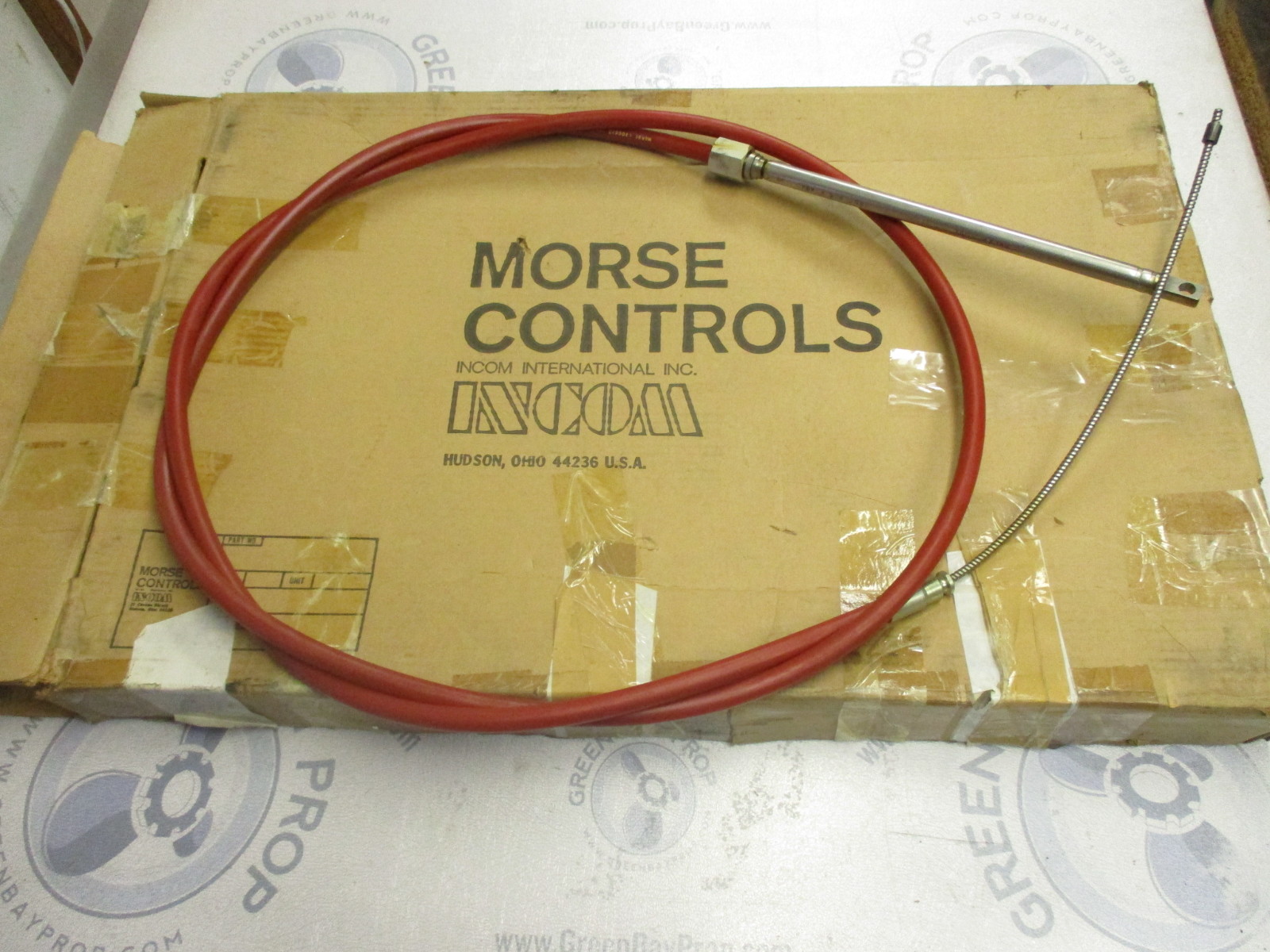 Morse Command 2 Red 8 Ft Boat Rotary Steering Cable 30062296 Green