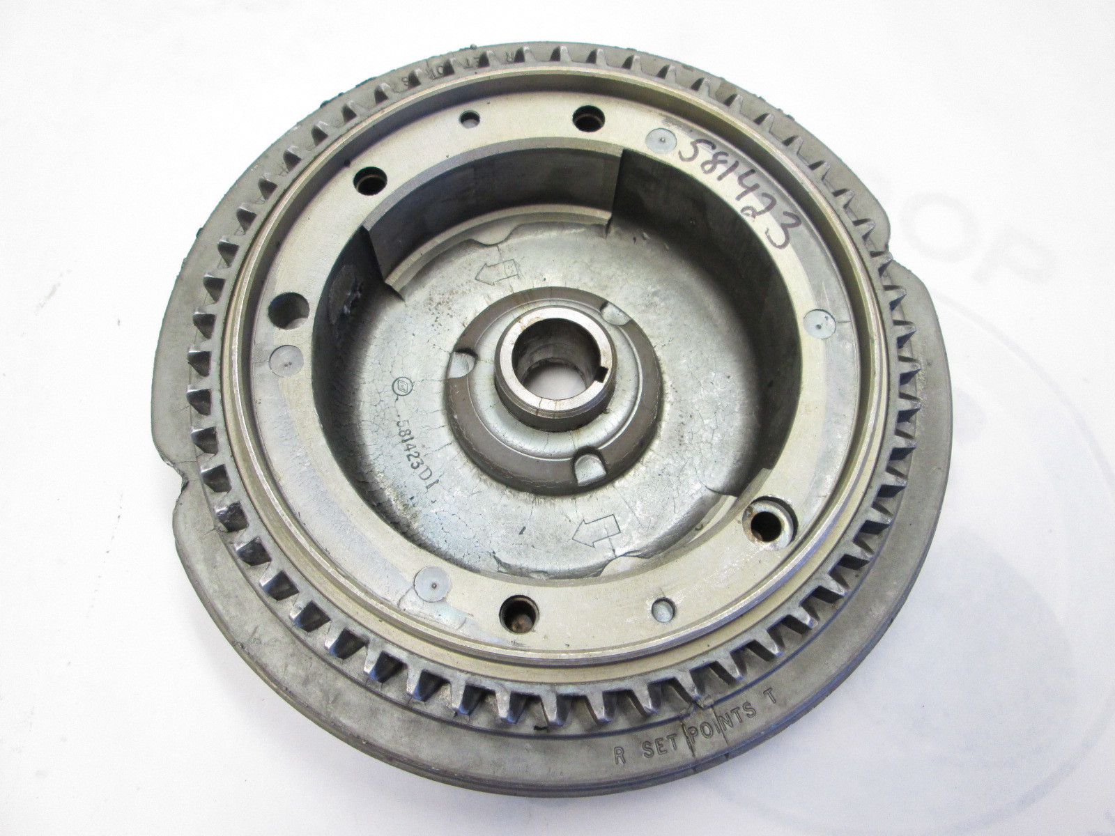 0581423 Evinrude Johnson Rope Start Flywheel for 9.9/10 15 Hp Outboard