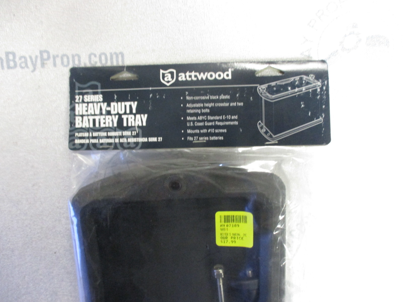 90955 Attwood 27 Series HeavyDuty Battery Tray eBay