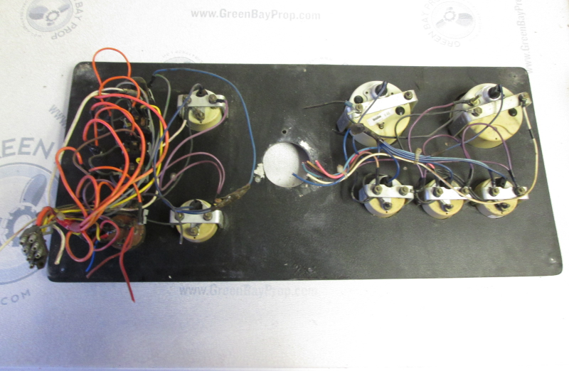 1987 Thompson Cutlass 185 Boat Dash Panel Gauges ... omc instrument wiring diagram 