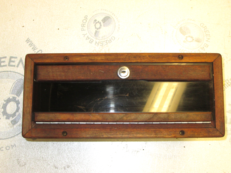 1984 Renken Teak Trim Glove Box Storage Compartment Green Bay