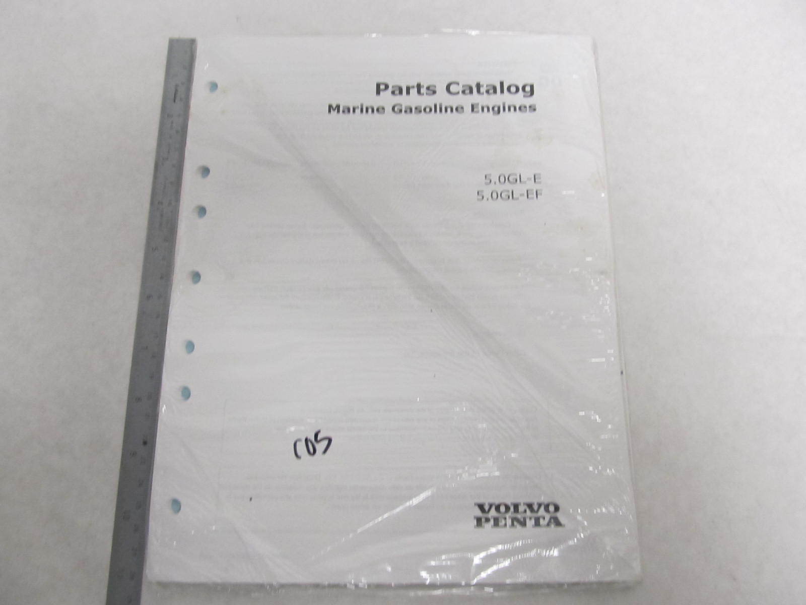 2005 Volvo Penta Stern Drive Parts Catalog 5.0 GL Marine Gasoline
