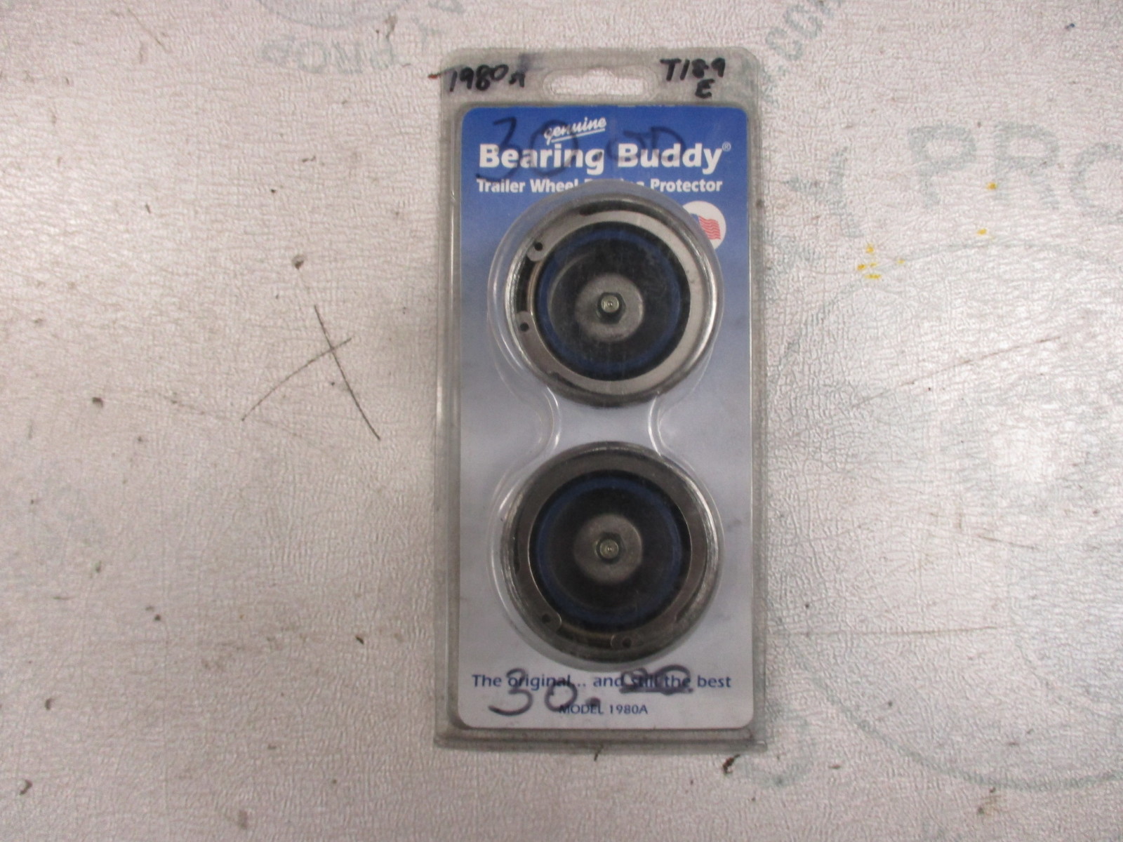1980A BEARING BUDDY, Pair Boat Marine Trailer Wheel Bearing Hub Cap