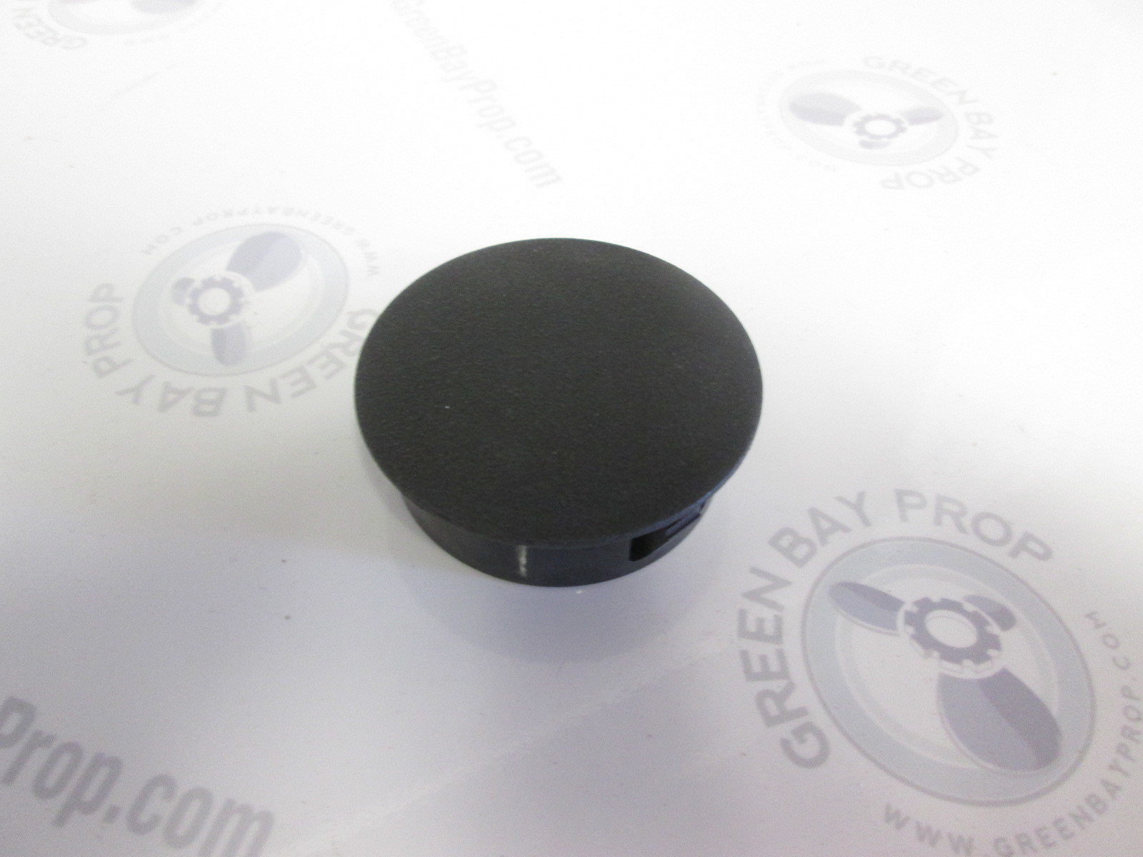 Black 2 3/8" Round Blank Boat Dash Panel Gauge Hole Filler Green Bay