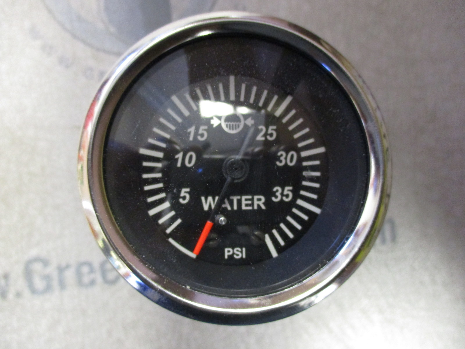 67382F New Marine Boat Black Water Pressure PSI Dash Gauge 2" 40 PSI