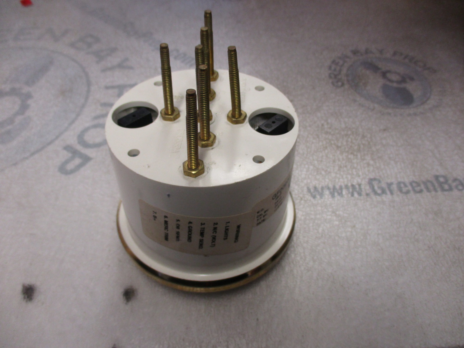 GF0090A Faria Marine Boat 4 in 1 Multifunction Dash Gauge Trim Volts