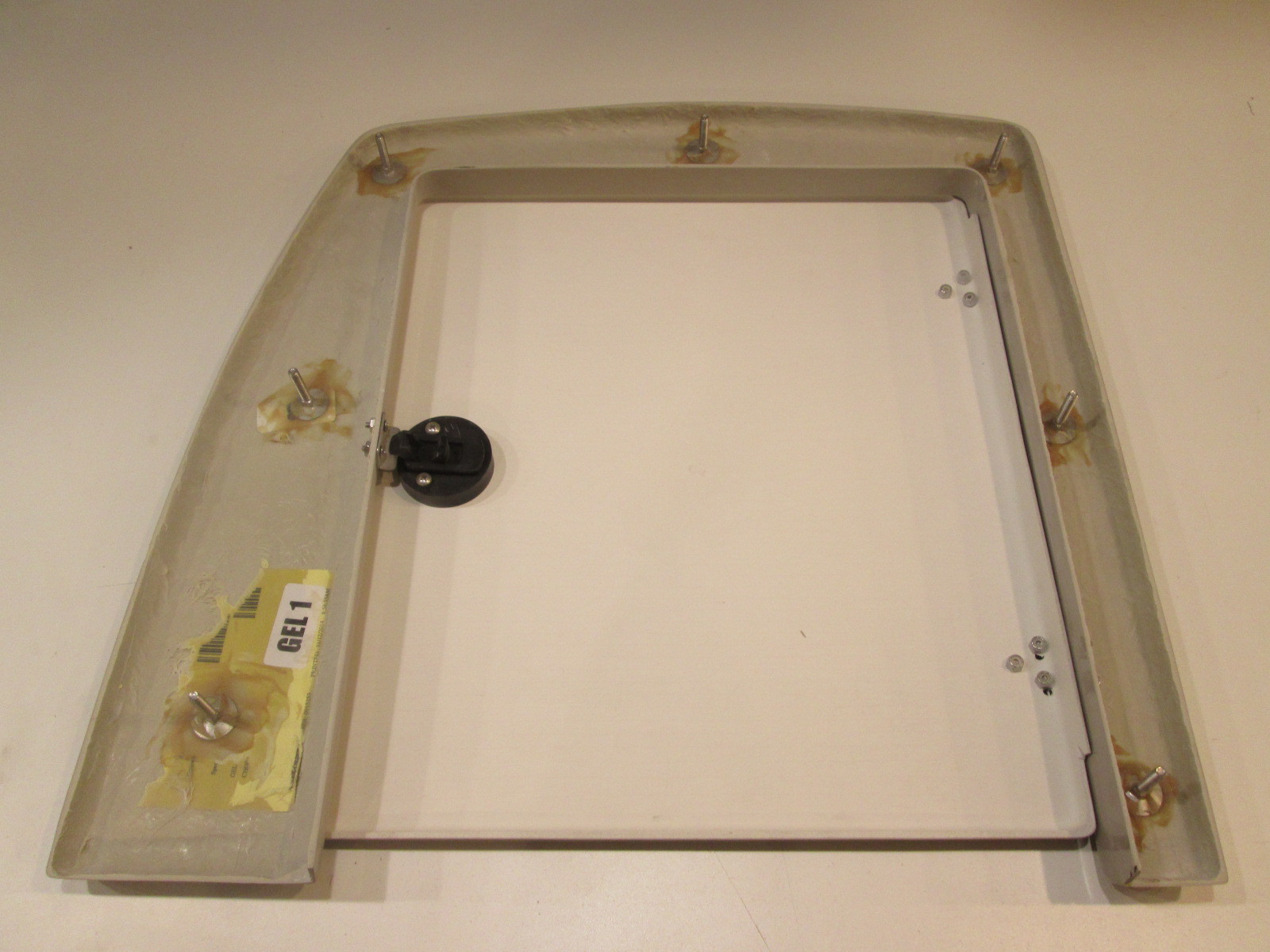 Voyager Pontoon Beige Fiberglass Console Side Access Door W/Frame Non