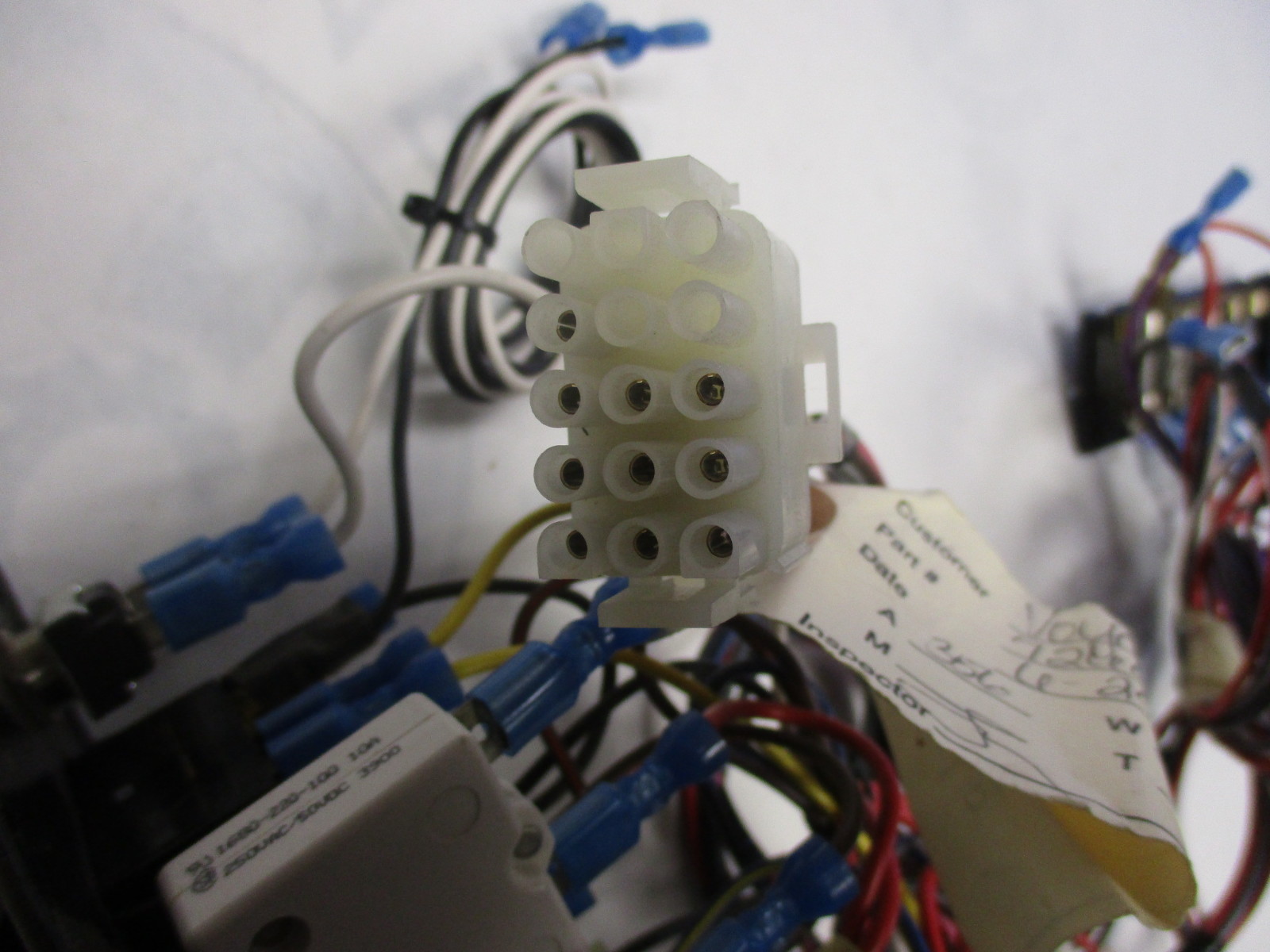 Marine Boat Dash Switch Panel and Fuse Block Wood Grain Finish Green