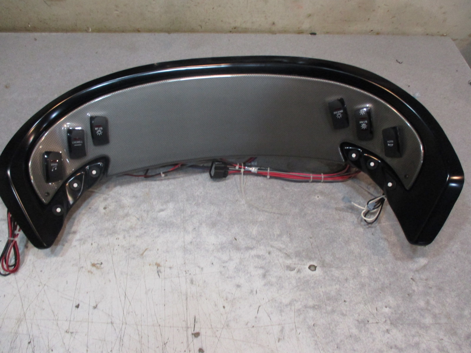 Voyager Marine Pontoon Boat Dash Board Gauge Switch Panel Blank Green