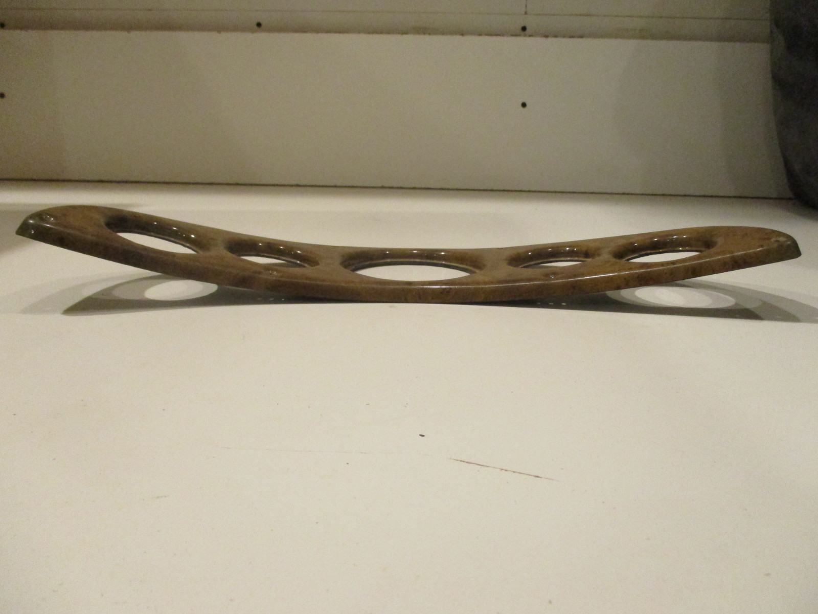 Voyager Boat Dash Board Panel Wood Grain 5 Gauge 16 1/2" X 5" Green