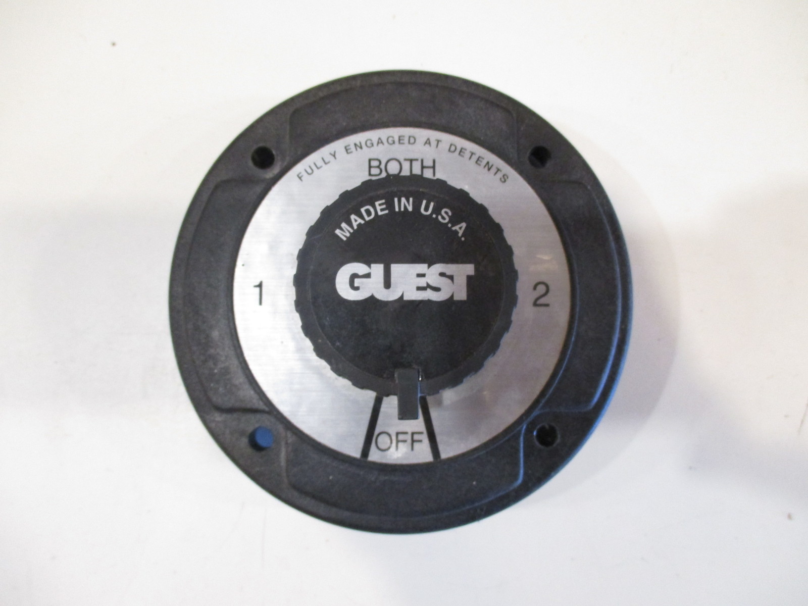 2110 Guest Marine Boat Battery Switch Selector Black Green Bay