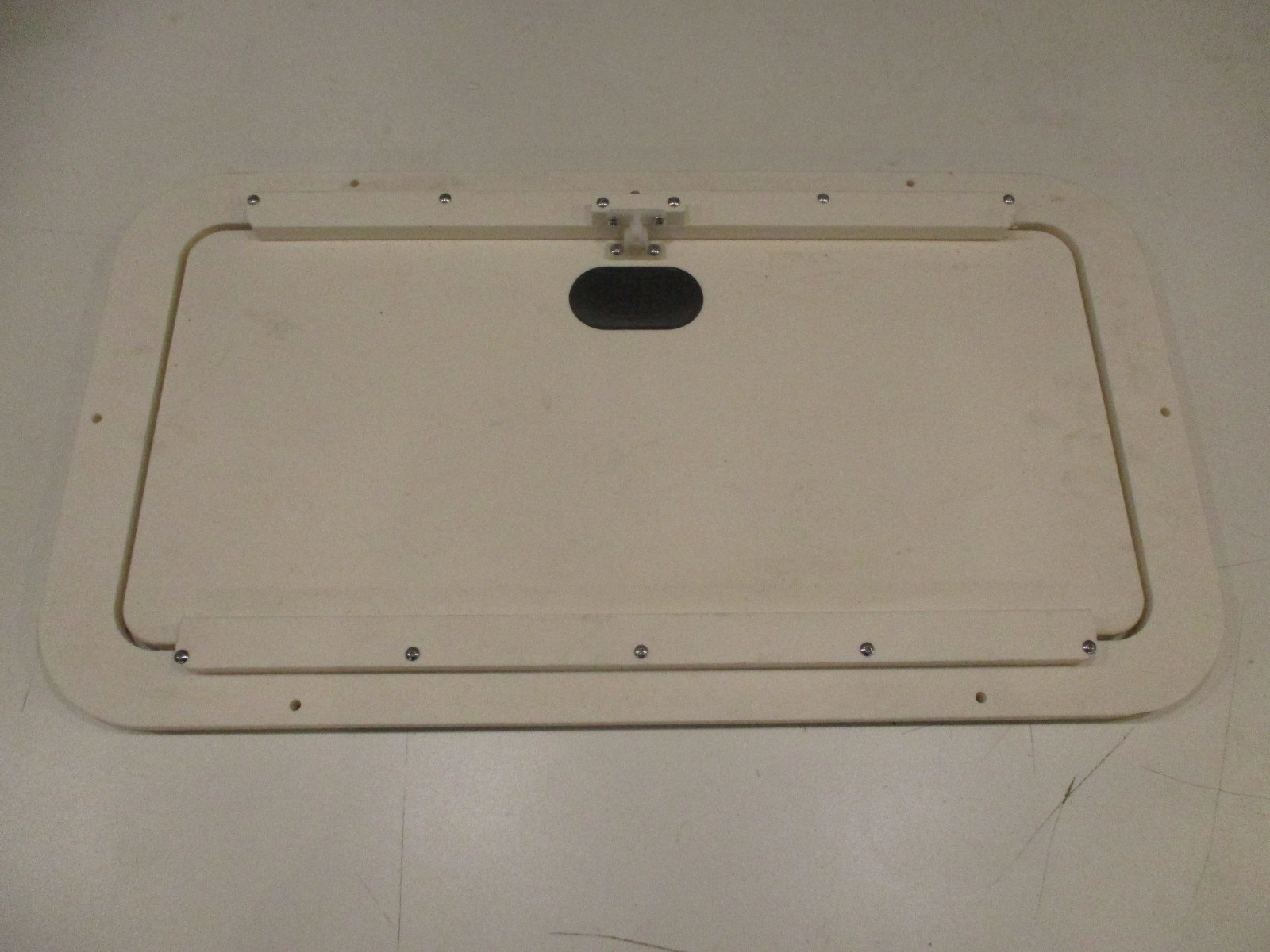 Voyager Pontoon Marine Boat White Poly Access Hatch Door Panel 24 1/4