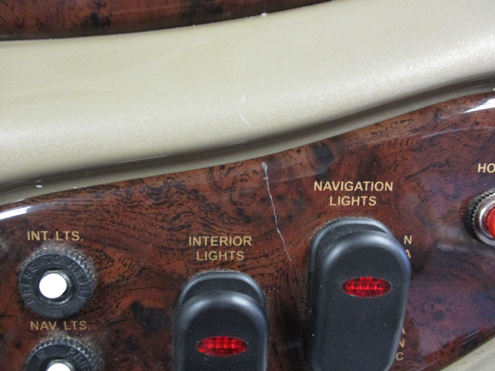 Boat Center Console Top Cover Helm Dash Pontoon Gauge Switch Panel