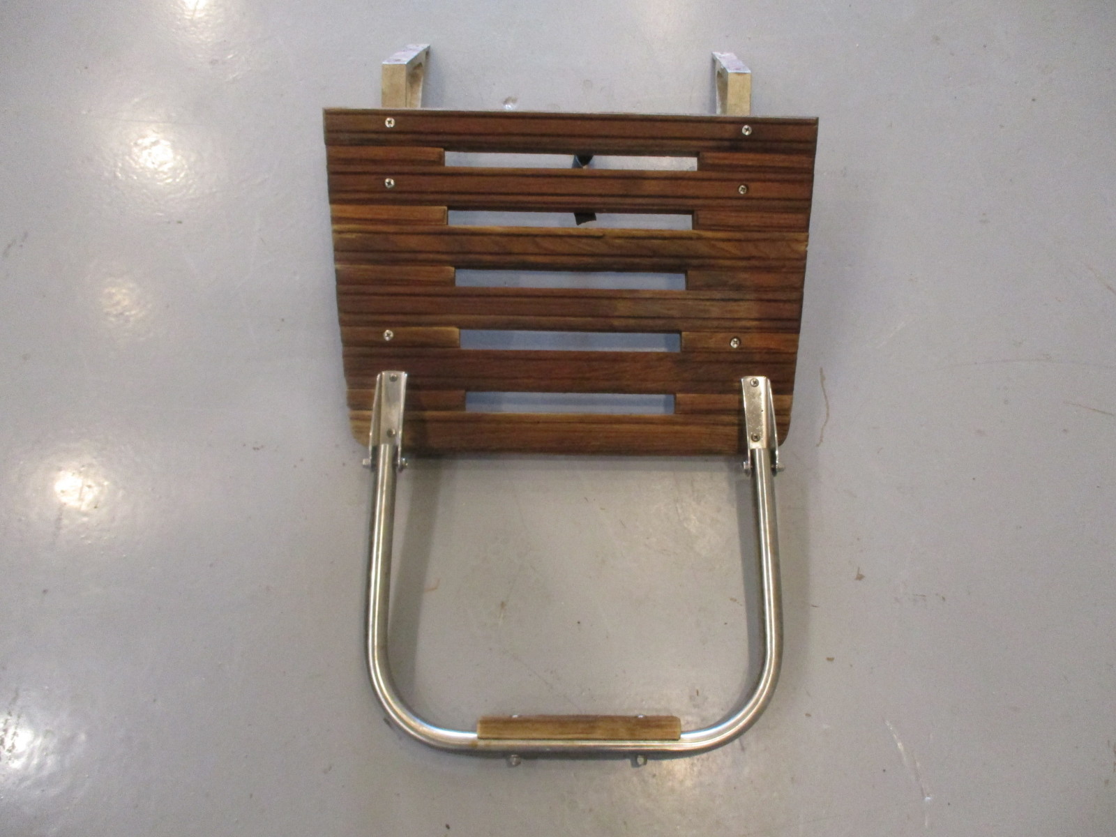 Marine Boat Teak Wood Swim Platform 22.75" x 15.5" & 1 Step Ladder