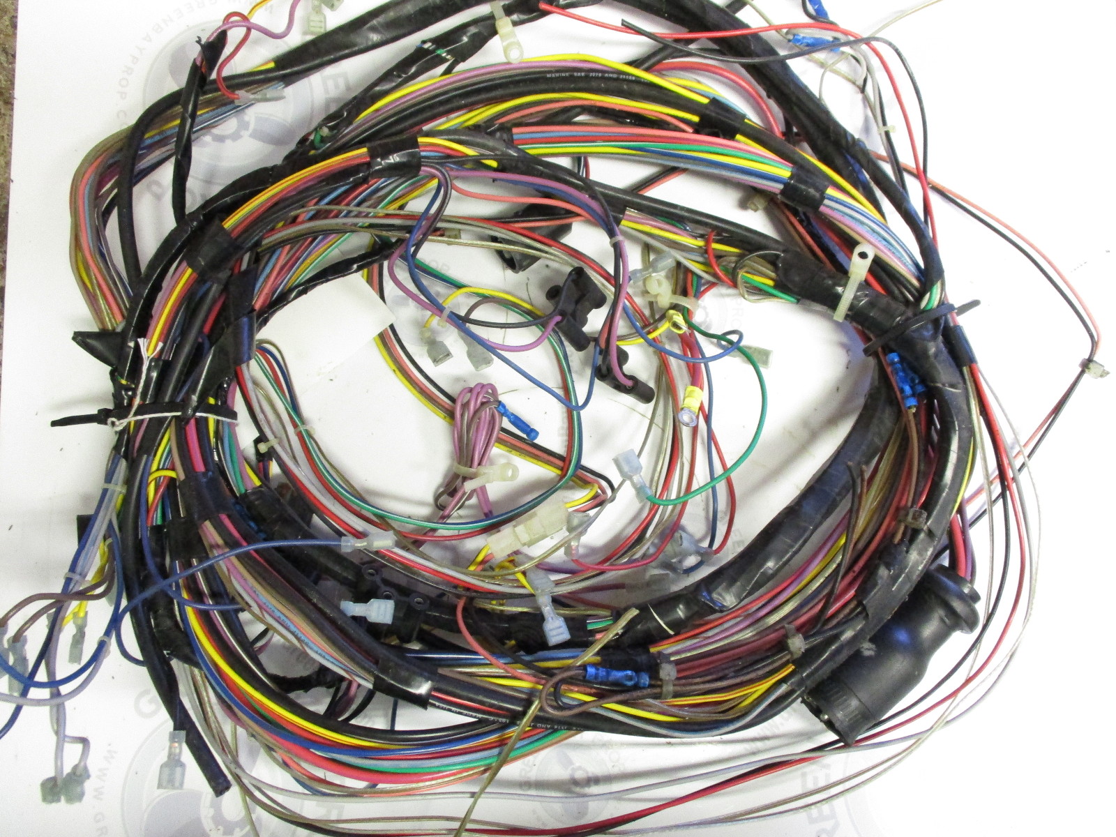 232BMRMED OMC Cobra 2.3L Engine Complete Wiring Harness 16 Foot Green Bay Propeller & Marine LLC