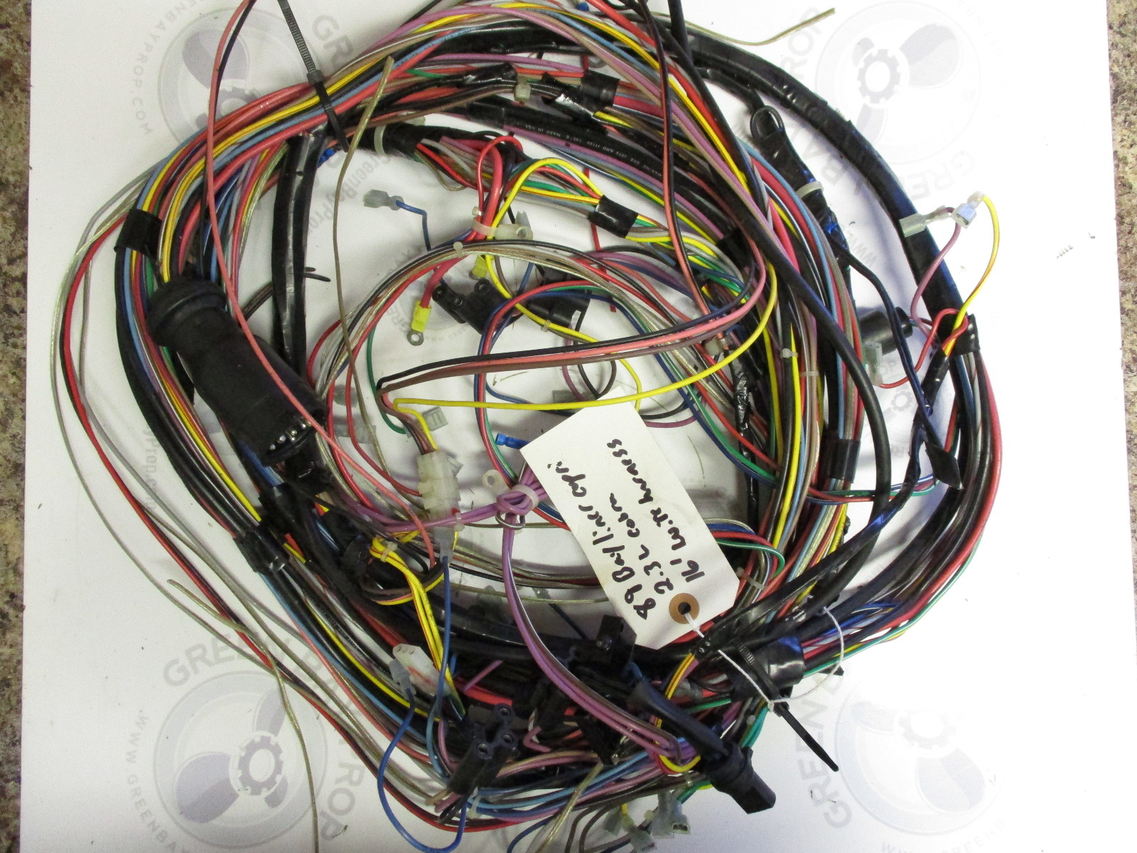 232BMRMED OMC Cobra 2.3L Engine Complete Wiring Harness 16 Foot Green Bay Propeller & Marine