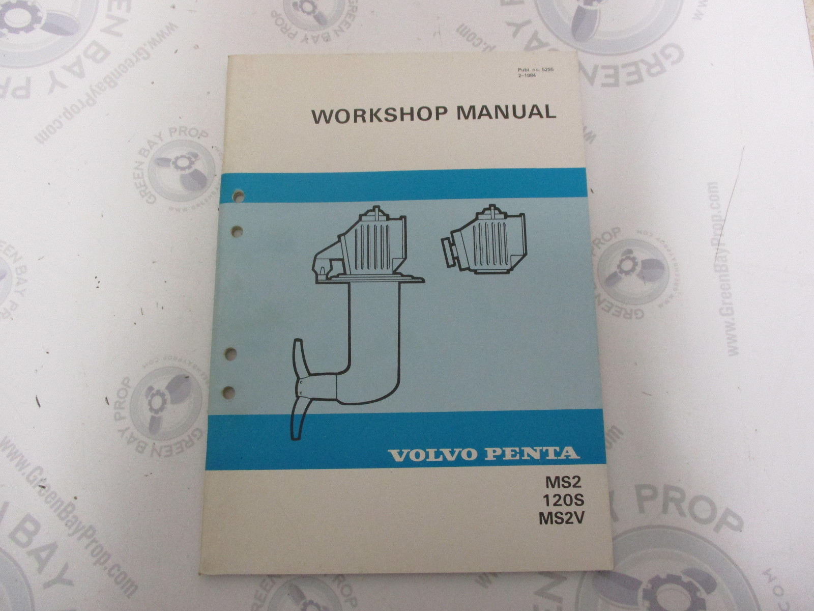 5295 Volvo Penta Service Manual MS2 120S MS2V 1984 Green Bay