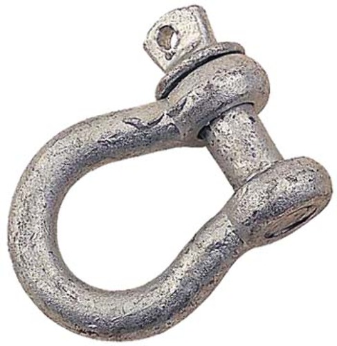 147806 SEADOG MARINE GALVANIZED SCREW PIN ANCHOR BOW SHACKLE 1/4