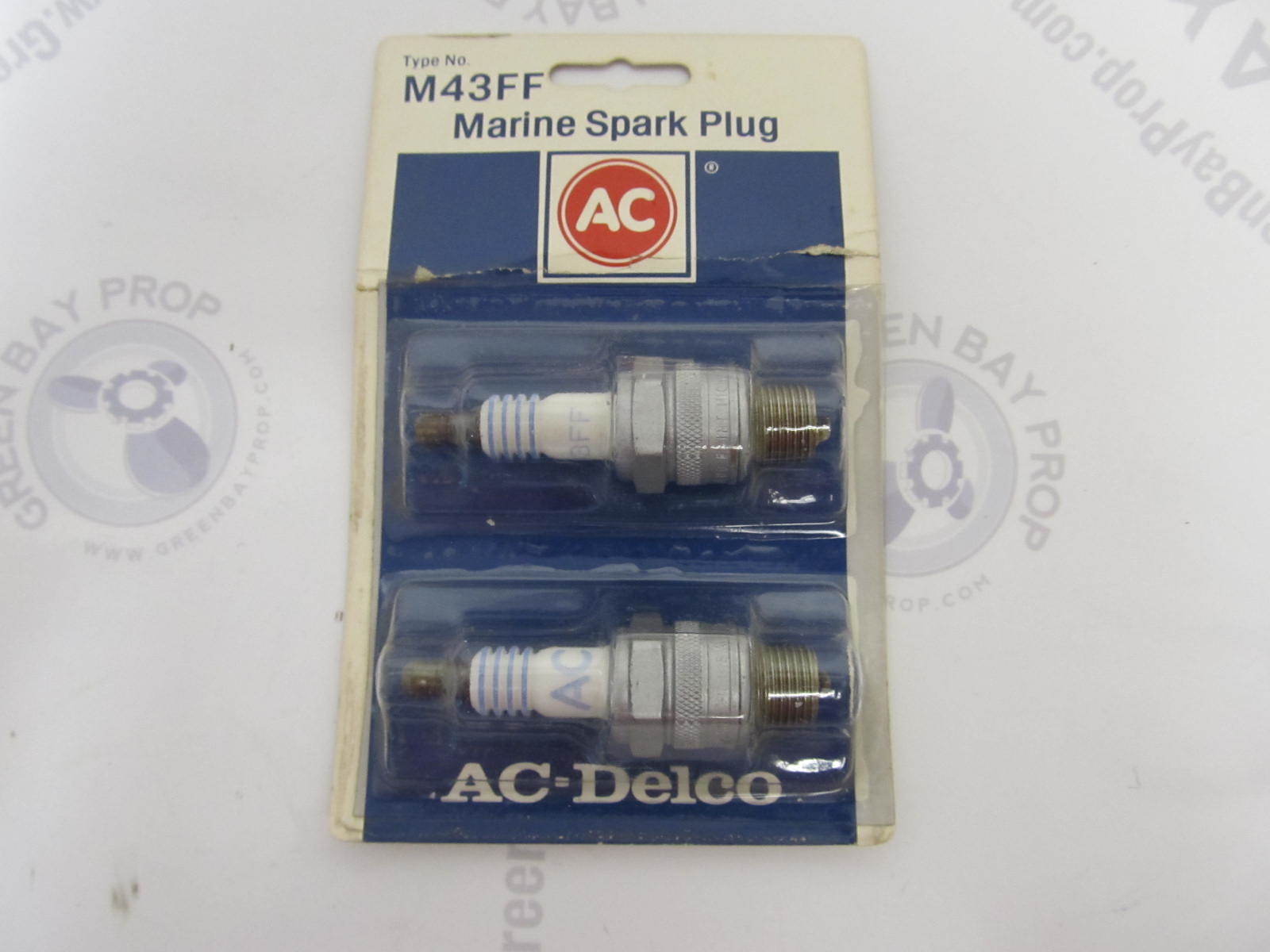 M43FF ACDELCO GM Marine Engine Spark Plug 2Pack Green Bay Propeller