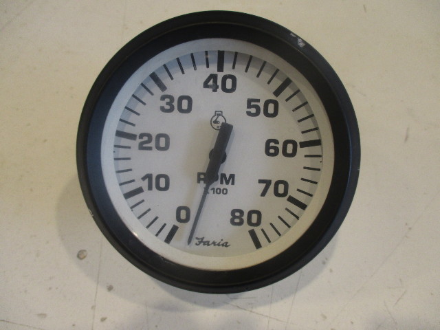 Tc9716b Faria Marine Boat Tach Tachometer 8k 8000 Rpm 3 1