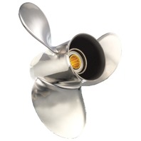 SATURN (A) Stainless 9.3 X 10 Pitch Propeller for Mercury 6-15 HP Outboards