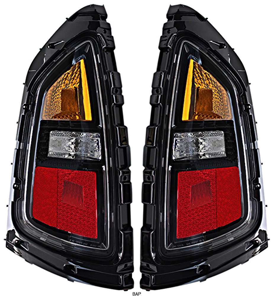 FITS 1013 KIA SOUL LT & RT SET TAIL LAMP ASSMS AMBERCLEARRED LENS W