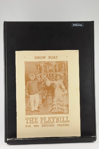 Vintage Program Show Boat Ziegfeld Theatre Playbill