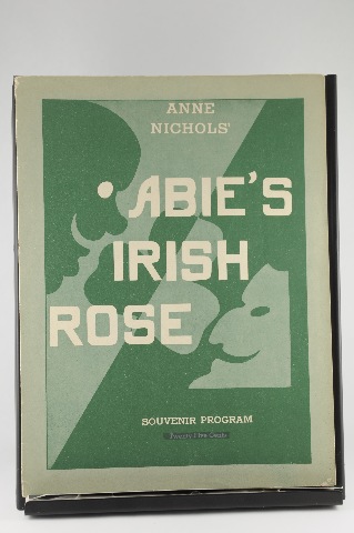 Vintage Souvenir Theater Program Anne Nichols' Abie's Irish Rose