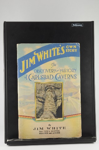 VINTAGE Carlsbad Caverns booklet Jim White's Story autographed Mrs. Jim White